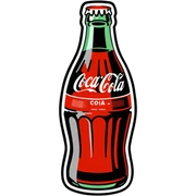 vintage Coca Cola advertisement from the 1950s sticker