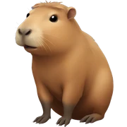 Capybara sticker