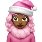 Pink Christmas  sticker