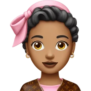 louis vuitton pink girl sticker