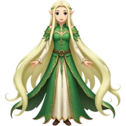 Fantasy elves sticker