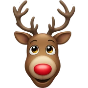 Red Nosed Reindeer sticker