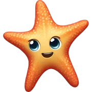 Starfish sticker