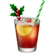 Christmas cocktail  sticker
