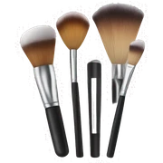 makeup brushes sticker