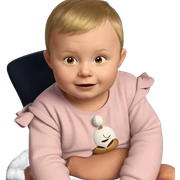 focused male portrait sticker