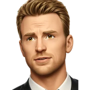 realistic portrait of male sticker