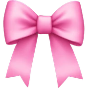 pink bow sticker