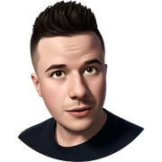 realistic portrait of a boy sticker