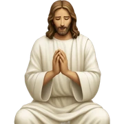jesus christ pray sticker