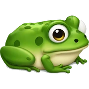 Frog sticker