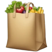 Bag of groceries sticker