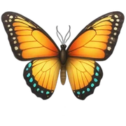 butterfly sparks sticker