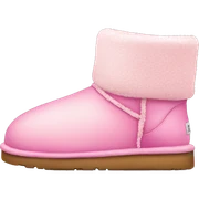 Cozy pink uggs sticker