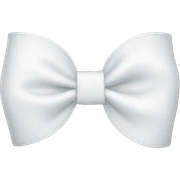 white bow sticker