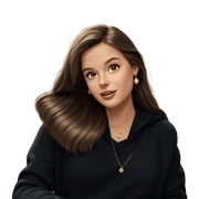 brown haired girl with jewelry sticker