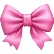 cute pink bow  sticker