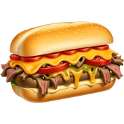 Chicago Italian cheesy beef sandwich sticker