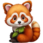 Red panda sticker