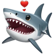 shark in love sticker