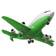 a drawing of a turtle on a plane sticker