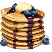 Blueberry pancakes  sticker