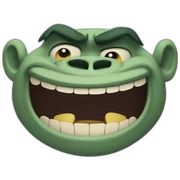 2-d gorillaz smile sticker