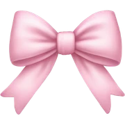 Light pink bow pajama emojis sticker