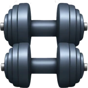 dumbbell sticker