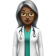 female doctor sticker