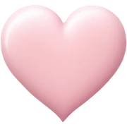 pastel pink heart sticker