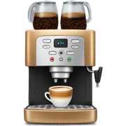 coffee machine sticker