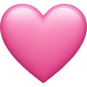 pink heart sticker