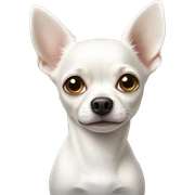 White chihuahua  sticker
