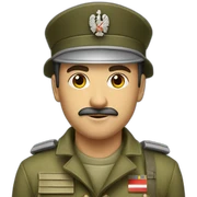 Serbian solider sticker