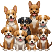 Gang of dogs sticker