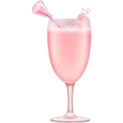 pink champagne sticker