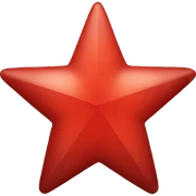 red star sticker