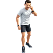 confident boy in stylish outfit sticker