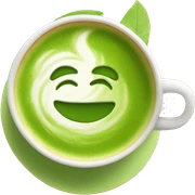 Matcha latte  sticker
