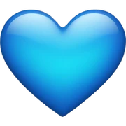 blue heart sticker