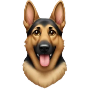 German shepherd sticker