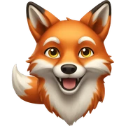  Charming fox sticker
