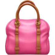 Pink bag sticker
