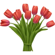 Tulip bouquet sticker
