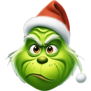 grinch with max  sticker
