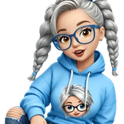 smiling girl in torn jeans sticker