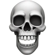 Skull sticker