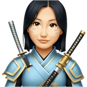 Elegant Samurai sticker