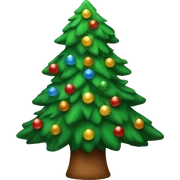 christmas tree sticker
